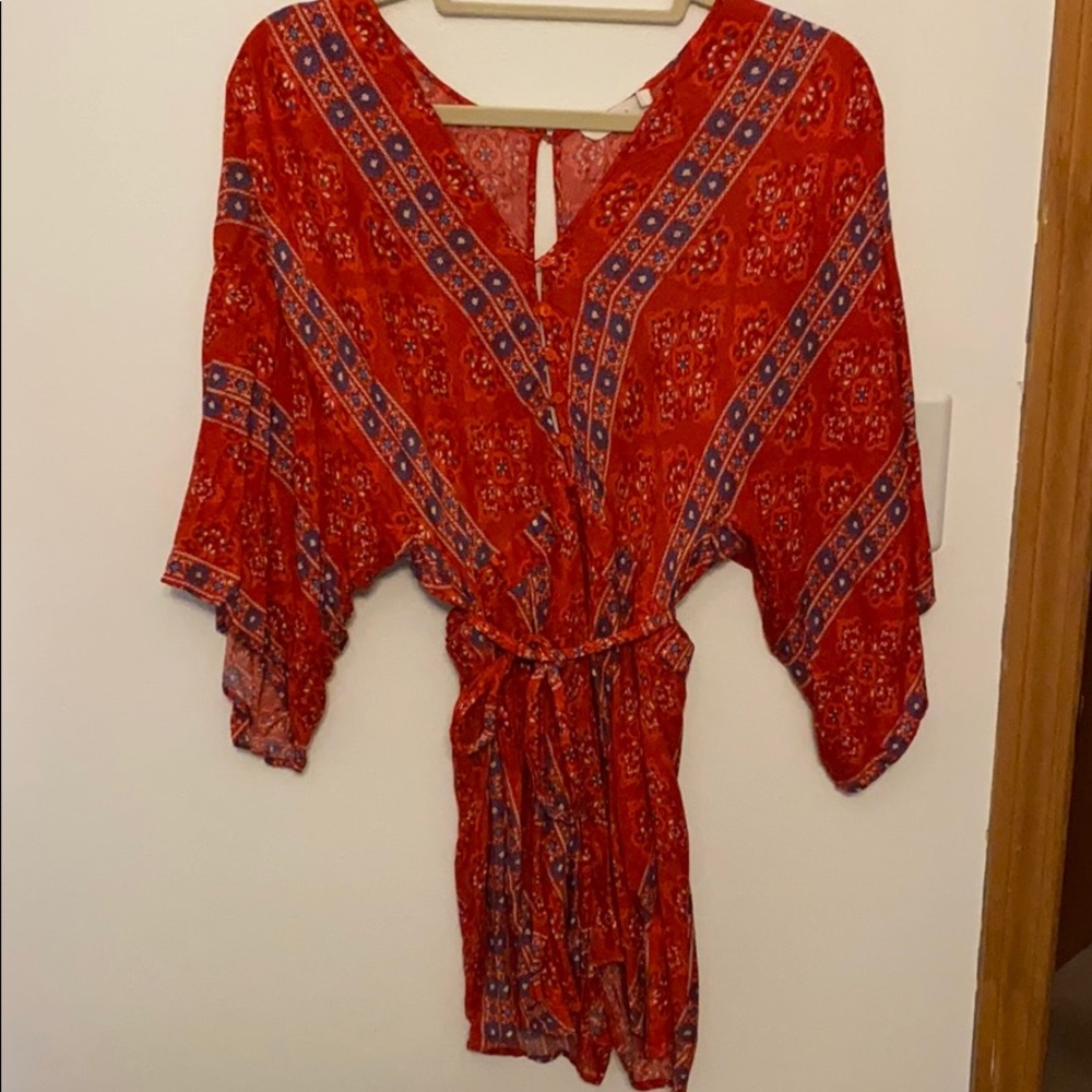 Backless romper